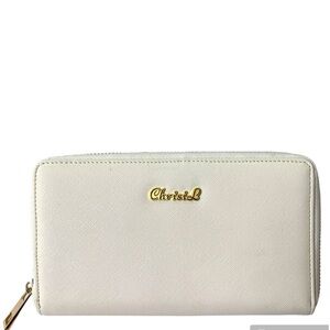 Chrisil OFF WHITE JEWELRY TRAVEL WALLET HANDMADE